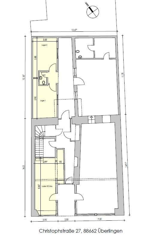 Pronájem nebytového prostoru 70 m², Christophstr. 27, Überlingen, Bádensko-Württembersko Pronájem nebytového prostoru 70 m², Christophstr. 27, Überlingen, Bádensko-Württembersko