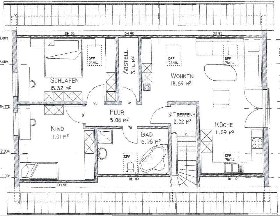 Pronájem bytu 3+1 80 m², Seestermühe, Šlesvicko-Holštýnsko Pronájem bytu 3+1 80 m², Seestermühe, Šlesvicko-Holštýnsko