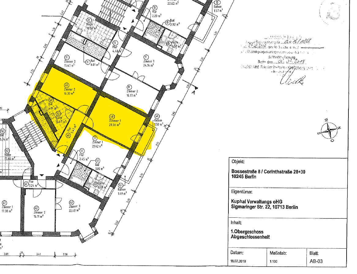 Prodej bytu 2+1 59 m², Berlin, Berlín Prodej bytu 2+1 59 m², Berlin, Berlín