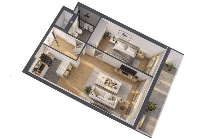 Prodej bytu 2+1 43 m², Romanstr 86, München, Bavorsko Prodej bytu 2+1 43 m², Romanstr 86, München, Bavorsko