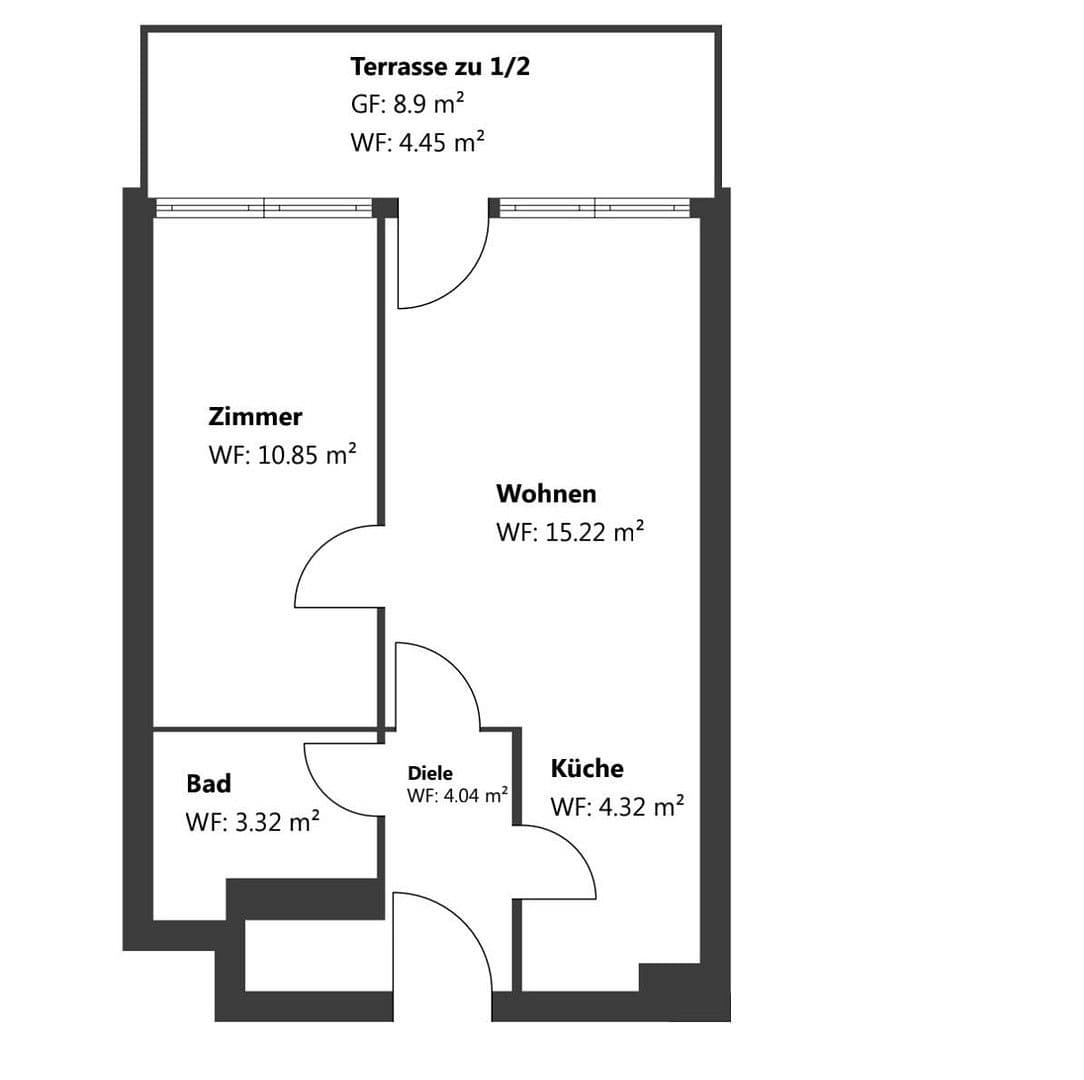 Prodej bytu 2+1 43 m², Romanstr 86, München, Bavorsko Prodej bytu 2+1 43 m², Romanstr 86, München, Bavorsko