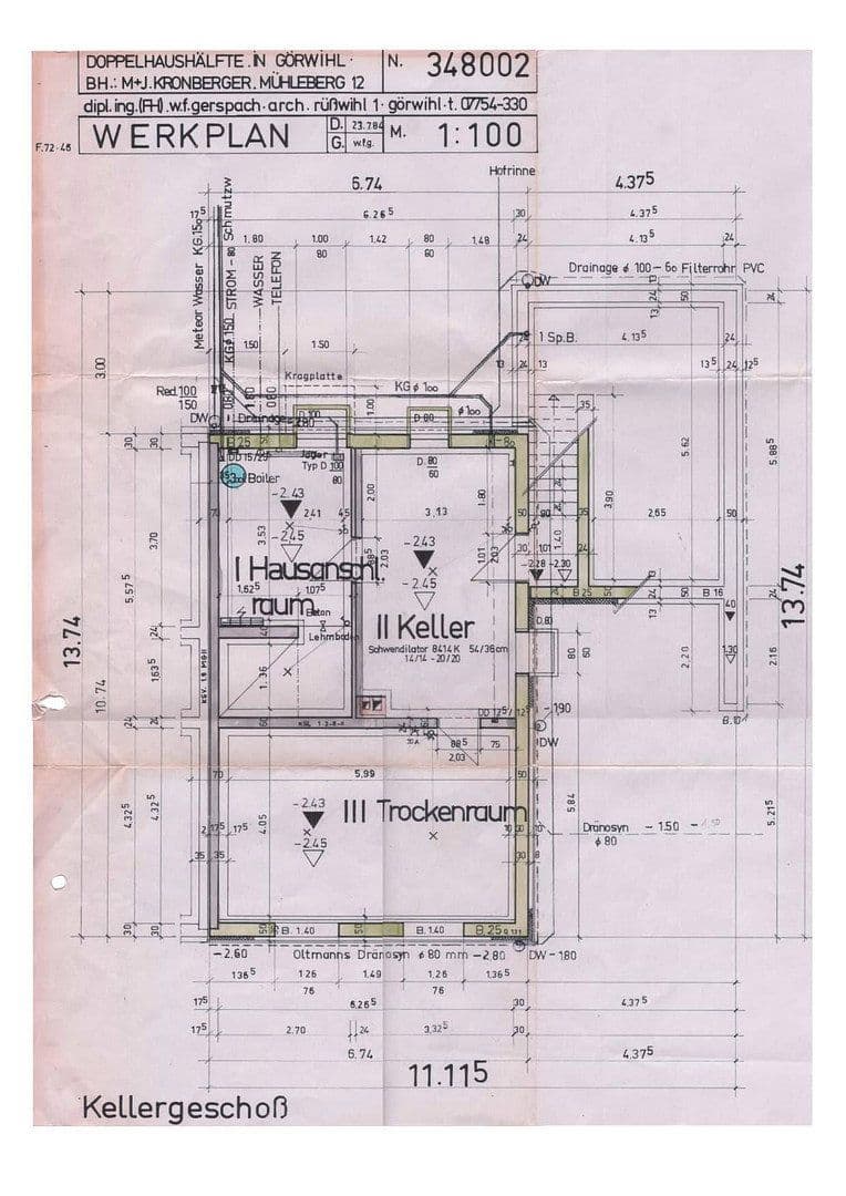 Prodej domu 140 m², pozemek 531 m², Kaisermatte 38, Görwihl, Bádensko-Württembersko Prodej domu 140 m², pozemek 531 m², Kaisermatte 38, Görwihl, Bádensko-Württembersko