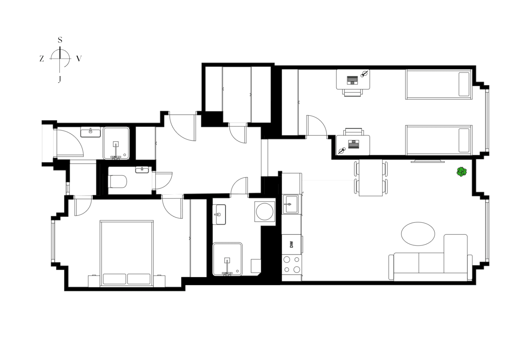 Prodej bytu 3+kk 72 m², Jičínská, Praha, Praha Prodej bytu 3+kk 72 m², Jičínská, Praha, Praha