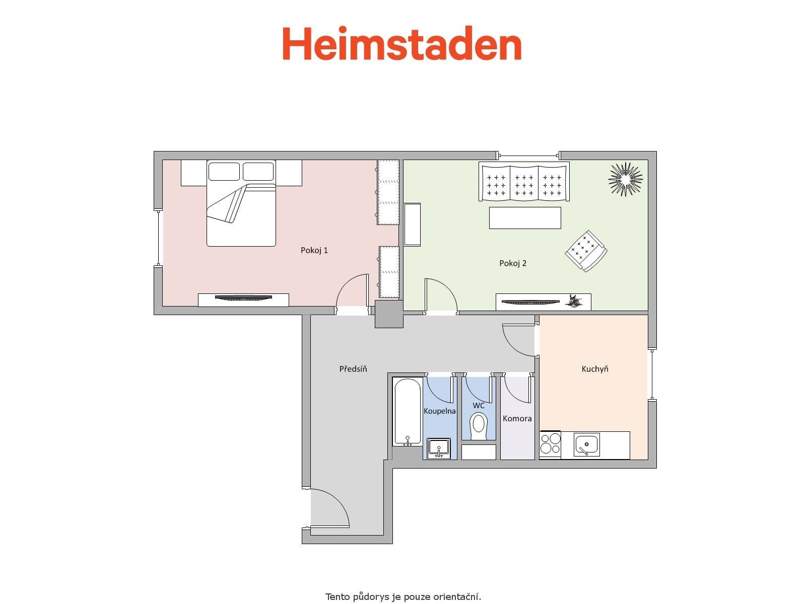 Pronájem bytu 2+1 56 m², Havířská, Karviná, Moravskoslezský kraj Pronájem bytu 2+1 56 m², Havířská, Karviná, Moravskoslezský kraj