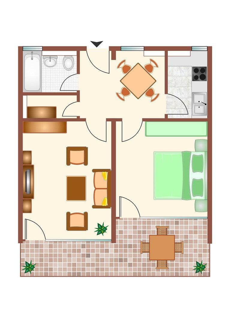 Pronájem bytu 2+kk 77 m², Ottobrunn, Bavorsko Pronájem bytu 2+kk 77 m², Ottobrunn, Bavorsko