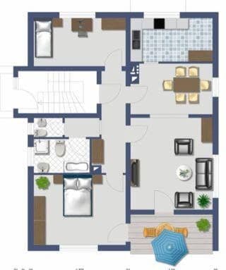 Pronájem bytu 3+kk 90 m², Bruchsal, Bádensko-Württembersko Pronájem bytu 3+kk 90 m², Bruchsal, Bádensko-Württembersko