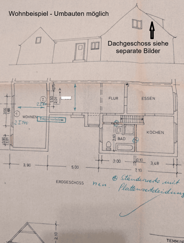 Prodej domu 105 m², pozemek 801 m², Temminghovenstraße 30, Duisburg Neumühl, Severní Porýní-Vestfálsko Prodej domu 105 m², pozemek 801 m², Temminghovenstraße 30, Duisburg Neumühl, Severní Porýní-Vestfálsko