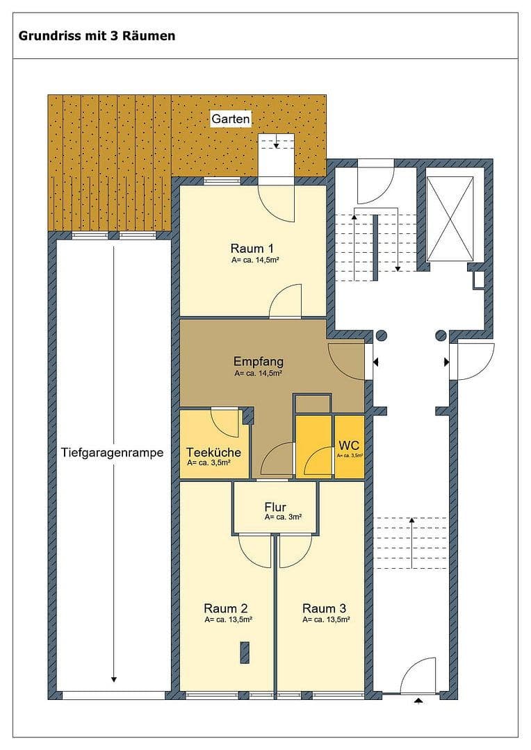 Pronájem kanceláře 70 m², Sigmaringer Str.17, Berlin, Berlín Pronájem kanceláře 70 m², Sigmaringer Str.17, Berlin, Berlín