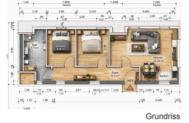 Pronájem bytu 3+1 67 m², Hoststraße 13a, Ahnatal, Hessen Pronájem bytu 3+1 67 m², Hoststraße 13a, Ahnatal, Hessen