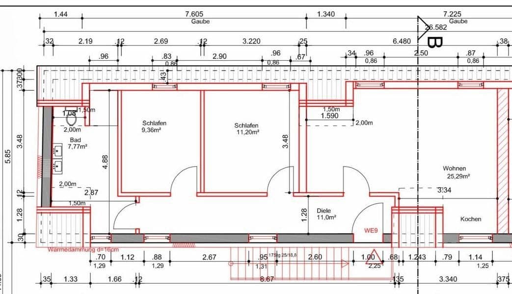 Pronájem bytu 3+1 67 m², Hoststraße 13a, Ahnatal, Hessen Pronájem bytu 3+1 67 m², Hoststraße 13a, Ahnatal, Hessen