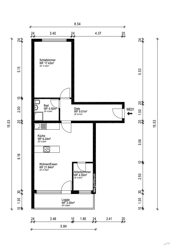 Prodej bytu 3+1 68 m², München, Bavorsko Prodej bytu 3+1 68 m², München, Bavorsko