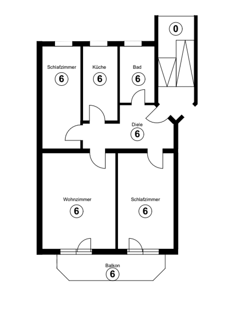 Pronájem bytu 3+1 84 m², Fürth, Bavorsko Pronájem bytu 3+1 84 m², Fürth, Bavorsko
