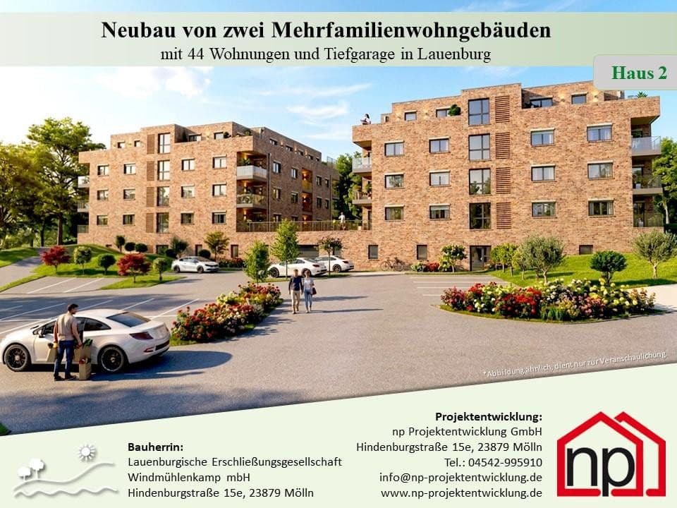 Prodej bytu 3+1 94 m², Hinter der Feldstraße 7, Lauenburg/Elbe, Šlesvicko-Holštýnsko Prodej bytu 3+1 94 m², Hinter der Feldstraße 7, Lauenburg/Elbe, Šlesvicko-Holštýnsko