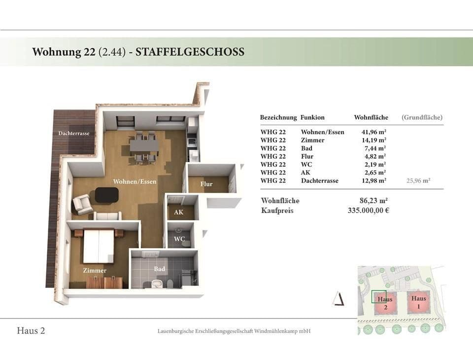 Prodej bytu 2+1 87 m², Hinter der Feldstraße 7, Lauenburg/Elbe, Šlesvicko-Holštýnsko Prodej bytu 2+1 87 m², Hinter der Feldstraße 7, Lauenburg/Elbe, Šlesvicko-Holštýnsko