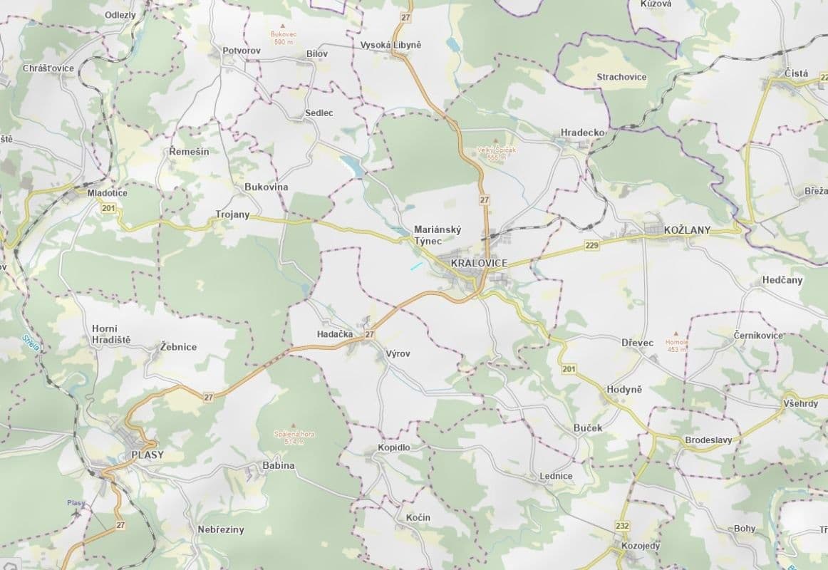Prodej pozemku 1.145 m², Kralovice, Plzeňský kraj Prodej pozemku 1.145 m², Kralovice, Plzeňský kraj