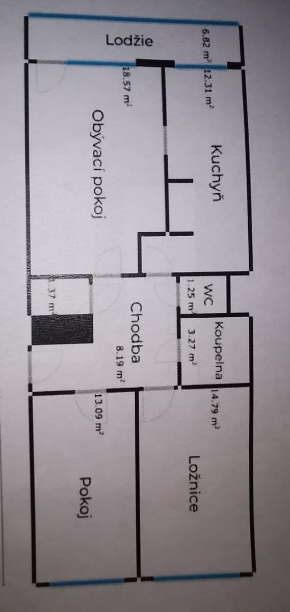 Pronájem bytu 3+1 74 m², Trnková, Praha, Praha Pronájem bytu 3+1 74 m², Trnková, Praha, Praha