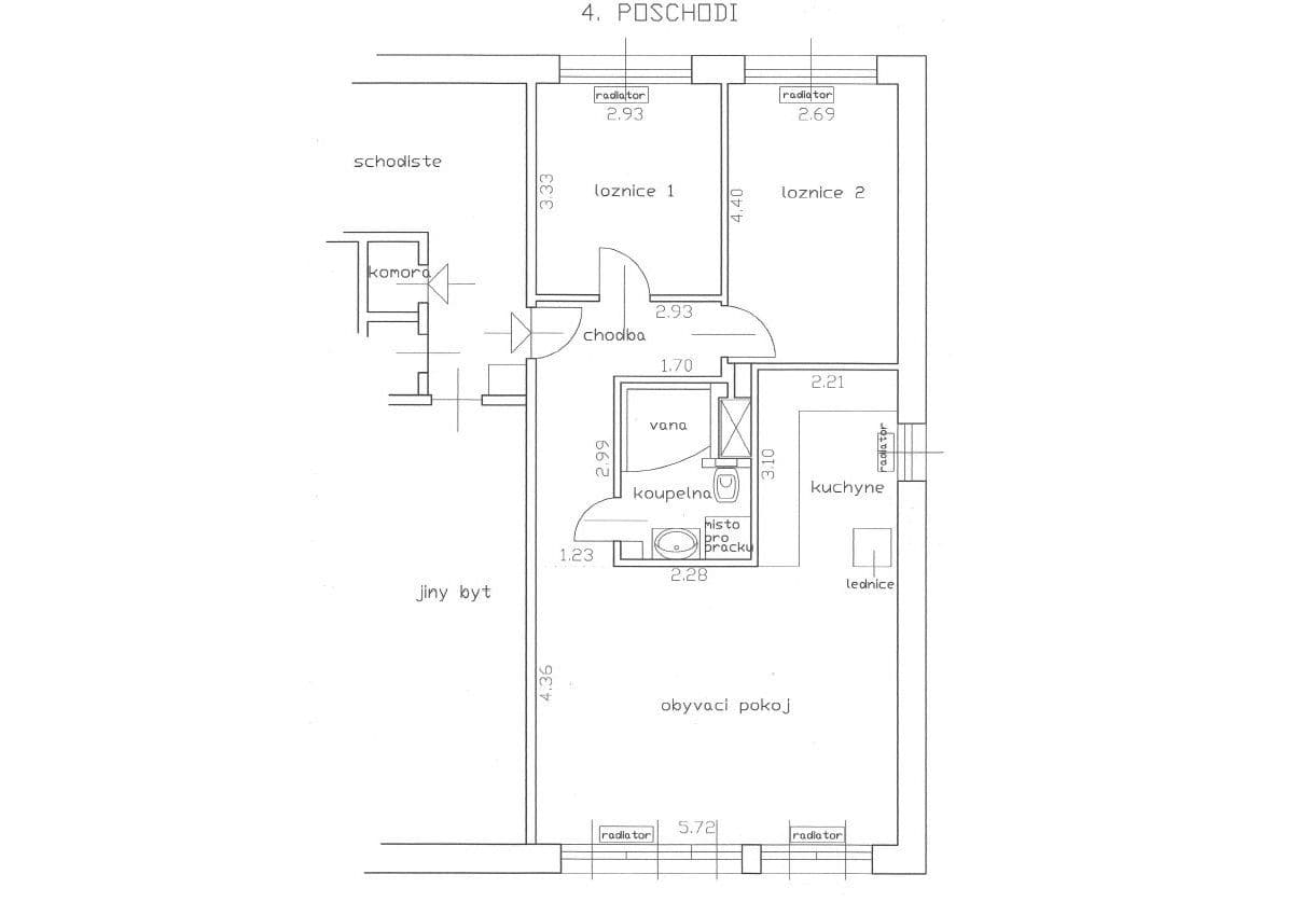 Pronájem bytu 3+kk 67 m², Děčínská, Kladno, Středočeský kraj Pronájem bytu 3+kk 67 m², Děčínská, Kladno, Středočeský kraj