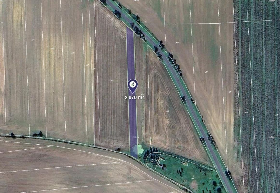 Prodej pozemku 518 m², Krupá, Středočeský kraj Prodej pozemku 518 m², Krupá, Středočeský kraj