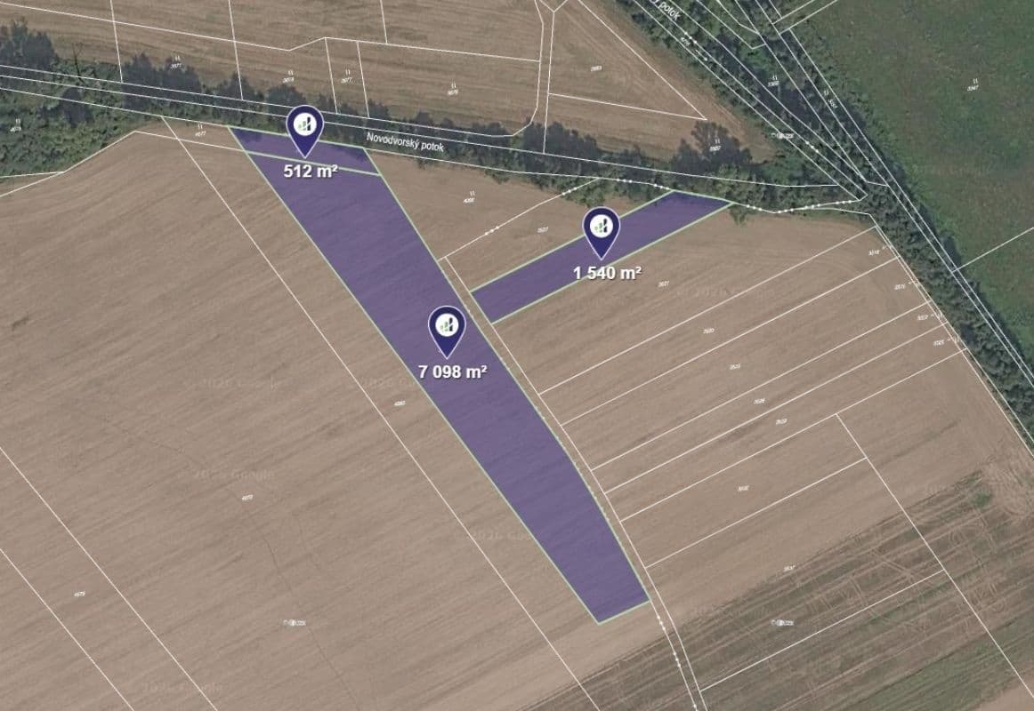 Prodej pozemku 2.288 m², Nesuchyně, Středočeský kraj Prodej pozemku 2.288 m², Nesuchyně, Středočeský kraj