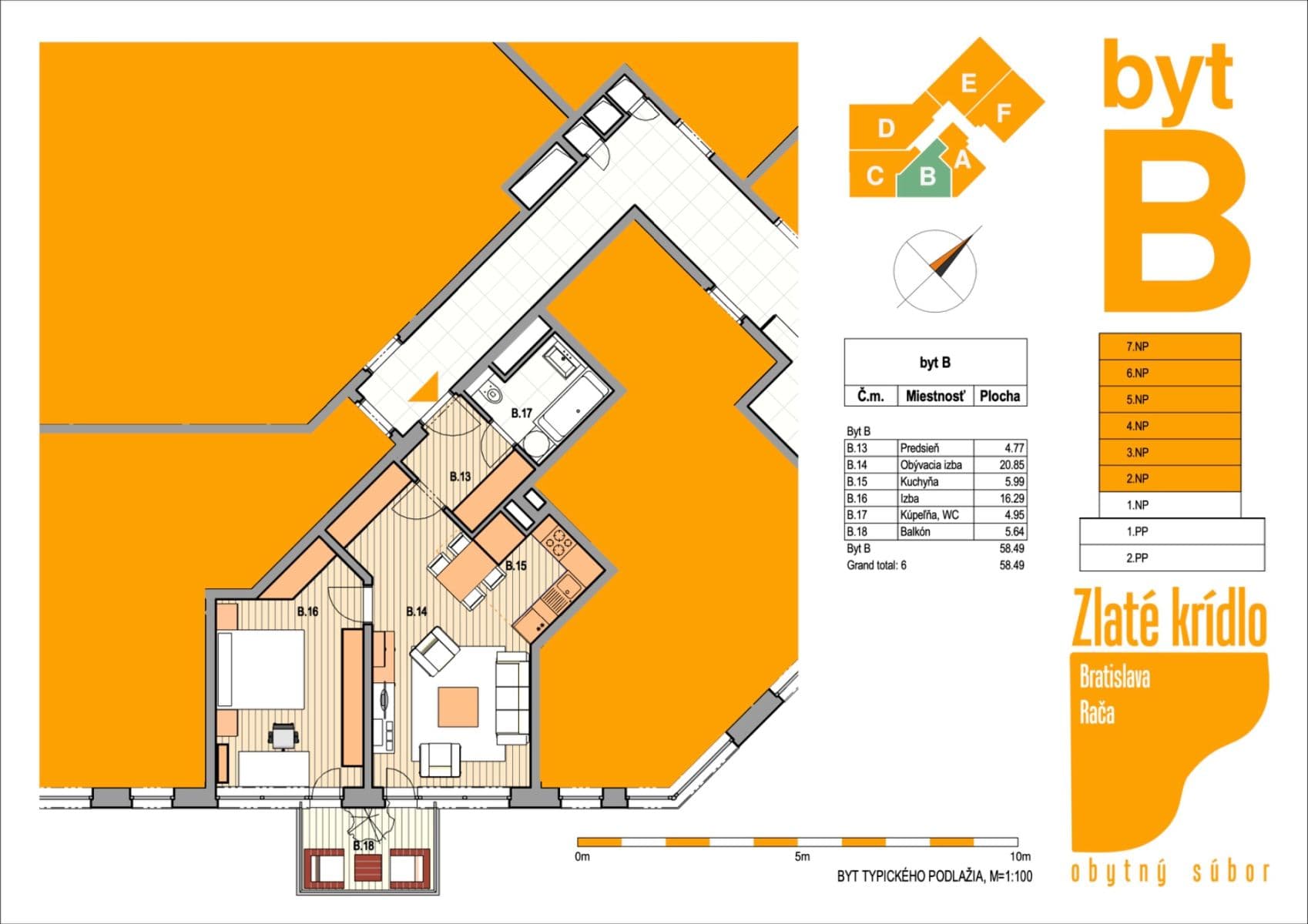 Prodej bytu 2+1 53 m², Kadnárova, Rača, Bratislavský kraj Prodej bytu 2+1 53 m², Kadnárova, Rača, Bratislavský kraj