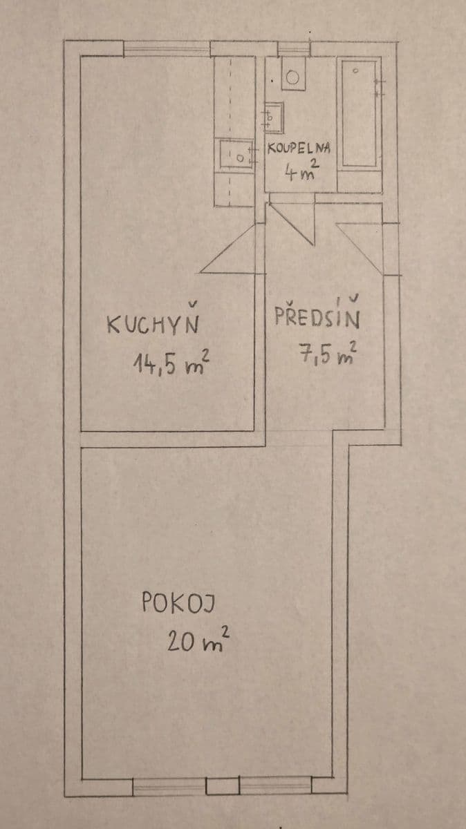 Pronájem bytu 1+1 48 m², Jagellonská, Praha, Praha Pronájem bytu 1+1 48 m², Jagellonská, Praha, Praha