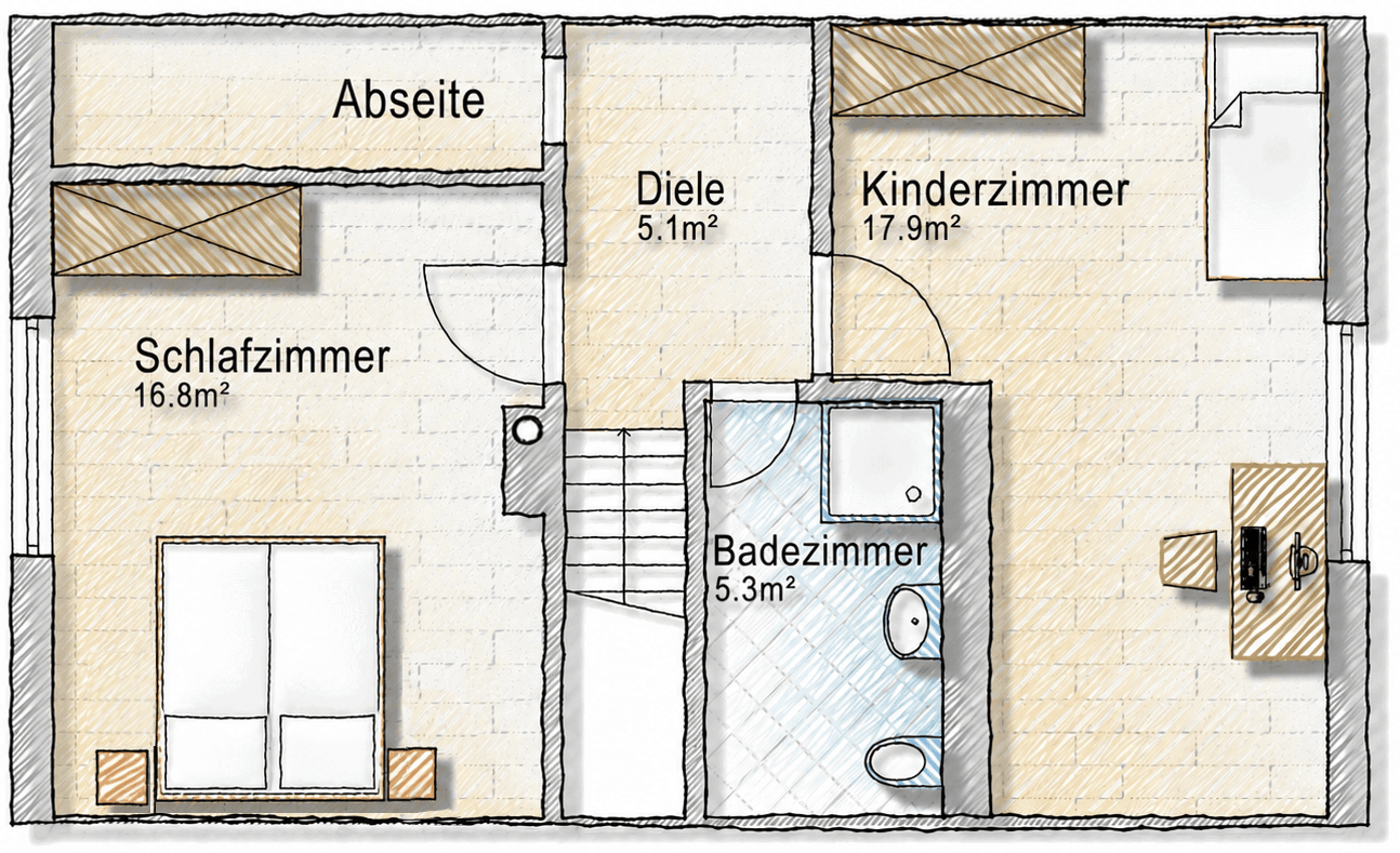Prodej domu 105 m², pozemek 625 m², Königsberger Straße 16, Salzgitter Lebenstedt, Dolní Sasko Prodej domu 105 m², pozemek 625 m², Königsberger Straße 16, Salzgitter Lebenstedt, Dolní Sasko