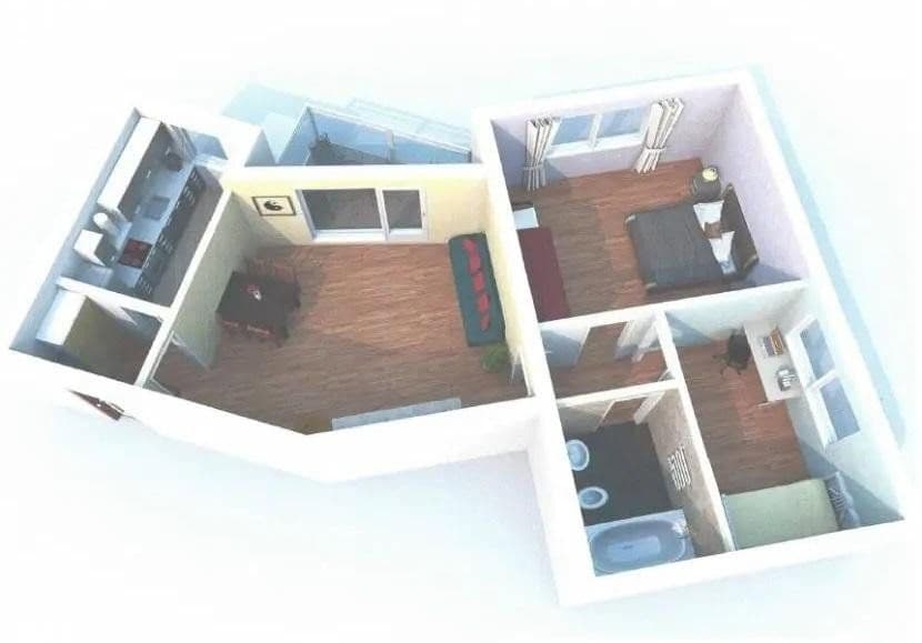 Prodej bytu 3+1 55 m², Oberhausen, Severní Porýní-Vestfálsko Prodej bytu 3+1 55 m², Oberhausen, Severní Porýní-Vestfálsko