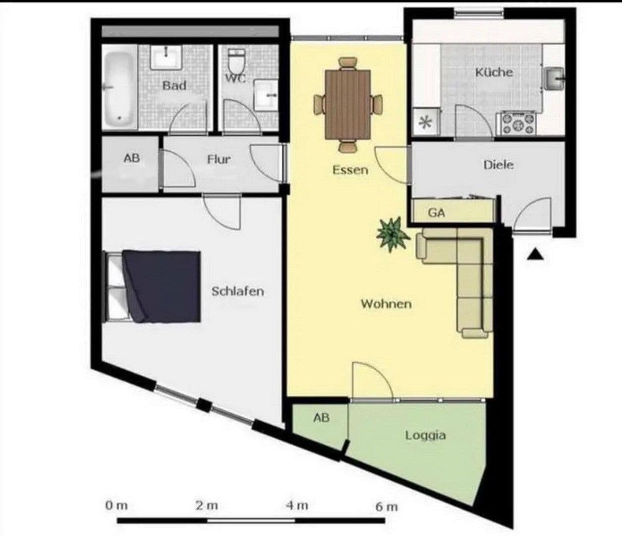Pronájem bytu 2+1 70 m², Düsseldorf, Severní Porýní-Vestfálsko Pronájem bytu 2+1 70 m², Düsseldorf, Severní Porýní-Vestfálsko