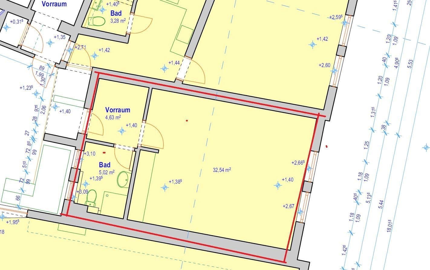 Pronájem bytu 2+1 48 m², Fleckenbühlstr. 20, Frankfurt, Hessen Pronájem bytu 2+1 48 m², Fleckenbühlstr. 20, Frankfurt, Hessen