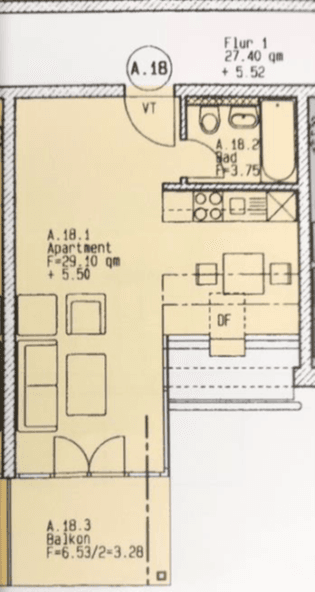 Pronájem bytu 1+1 35 m², An der Deutenhofkapelle 1, Bad Abbach, Bavorsko Pronájem bytu 1+1 35 m², An der Deutenhofkapelle 1, Bad Abbach, Bavorsko