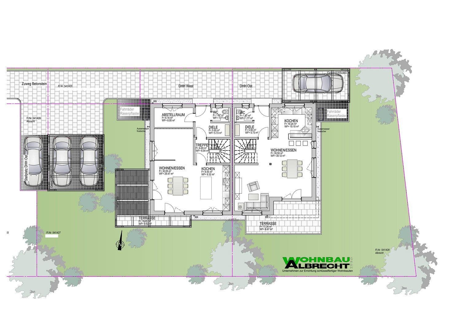 Prodej domu 161 m², pozemek 368 m², Raubling - Nicklheim, Bavorsko Prodej domu 161 m², pozemek 368 m², Raubling - Nicklheim, Bavorsko