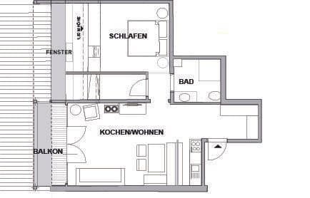 Prodej bytu 2+kk 64 m², Grubhof 37, St. Martin Bei Lofer, Salcbursko Prodej bytu 2+kk 64 m², Grubhof 37, St. Martin Bei Lofer, Salcbursko