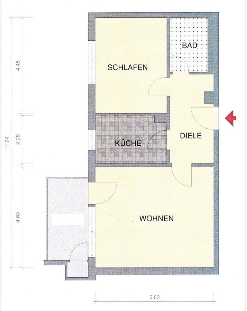 Prodej bytu 2+1 65 m², Kleine Nelkenstraße 36, Frankfurt am Main, Hessen Prodej bytu 2+1 65 m², Kleine Nelkenstraße 36, Frankfurt am Main, Hessen