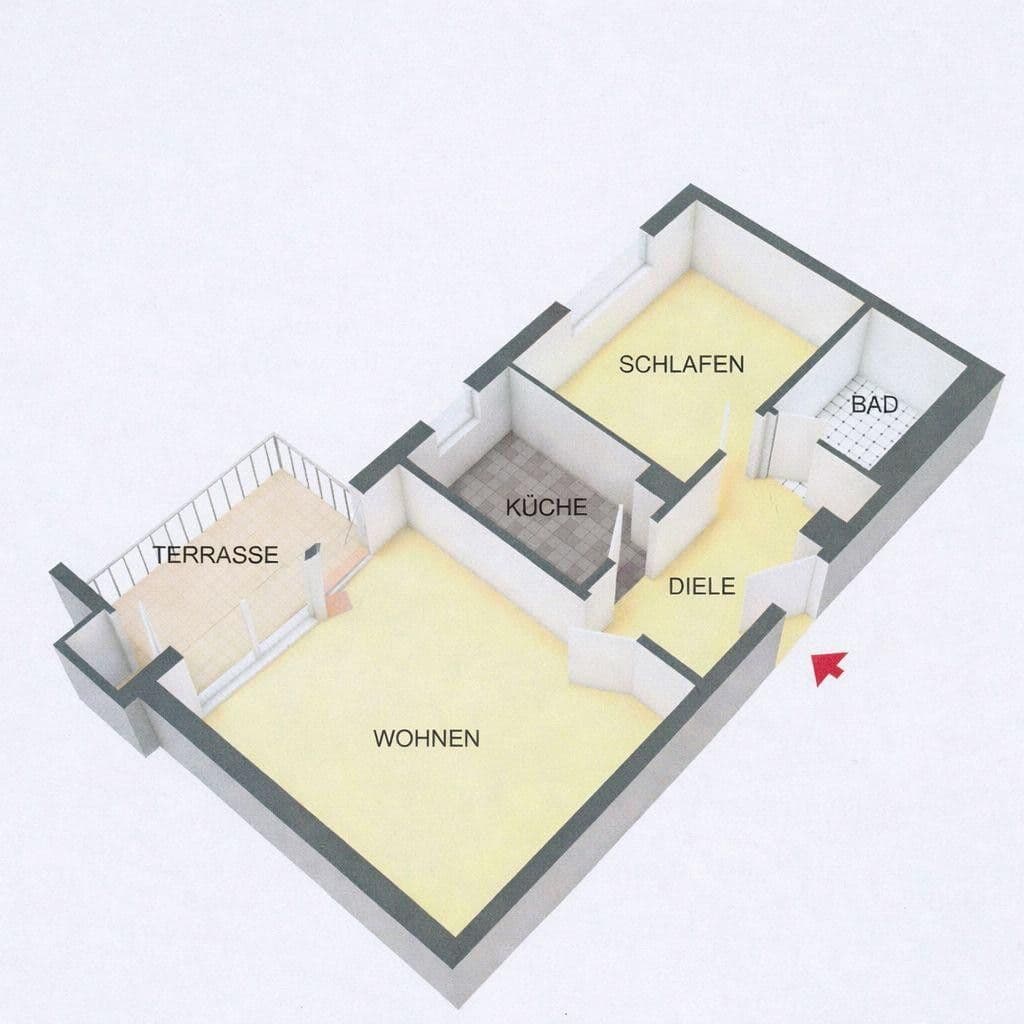 Prodej bytu 2+1 65 m², Kleine Nelkenstraße 36, Frankfurt am Main, Hessen Prodej bytu 2+1 65 m², Kleine Nelkenstraße 36, Frankfurt am Main, Hessen