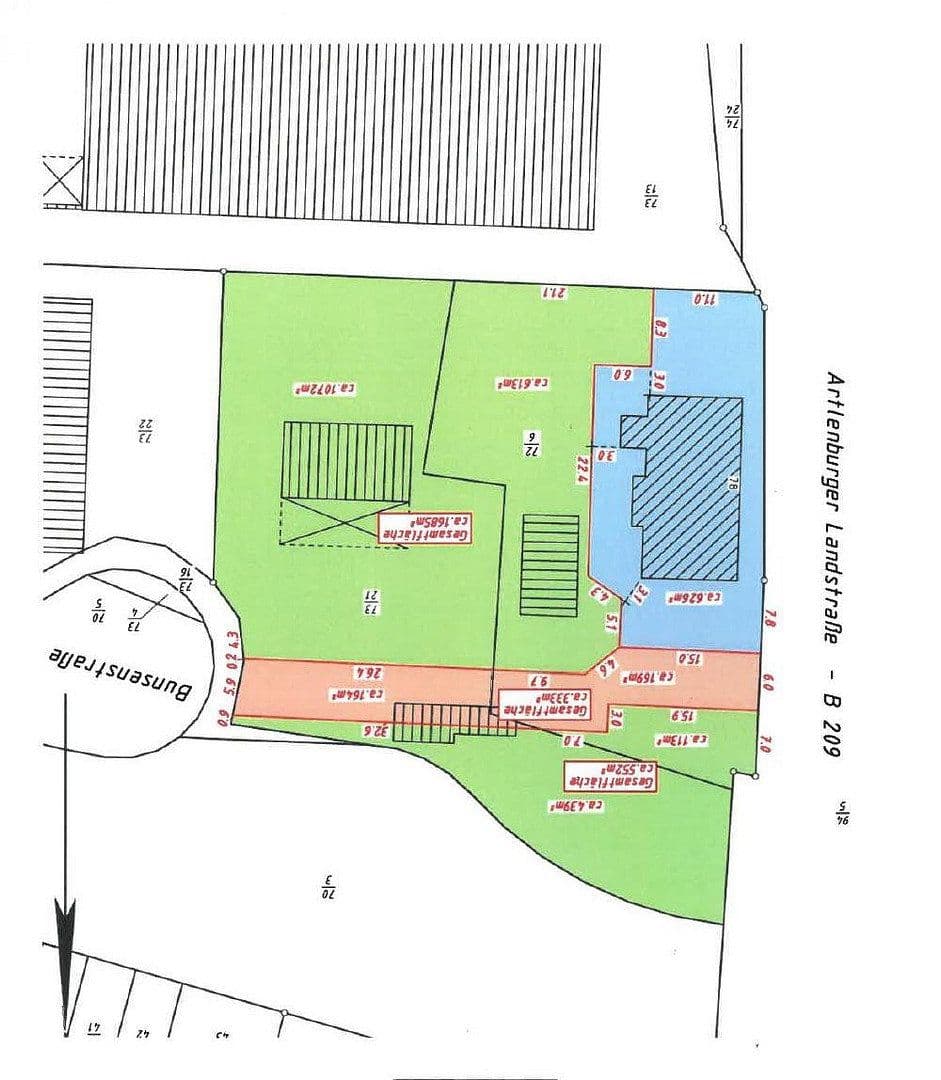 Prodej pozemku 2.403 m², Lüneburg, Dolní Sasko Prodej pozemku 2.403 m², Lüneburg, Dolní Sasko