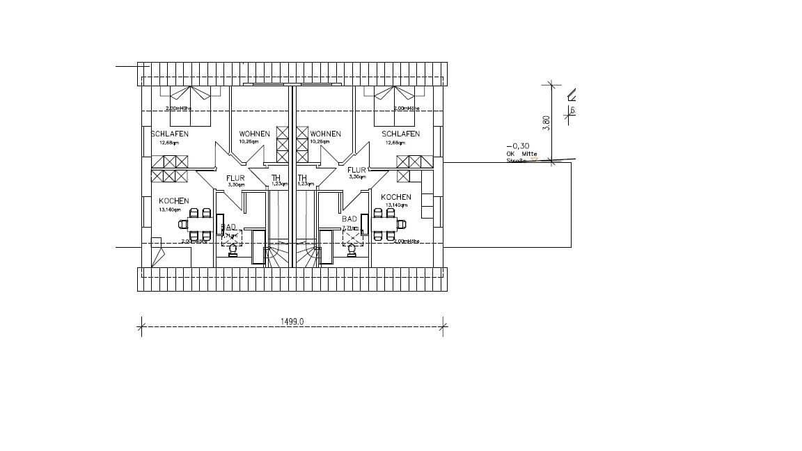 Pronájem domu 109 m², pozemek 443 m², Hatten, Dolní Sasko Pronájem domu 109 m², pozemek 443 m², Hatten, Dolní Sasko