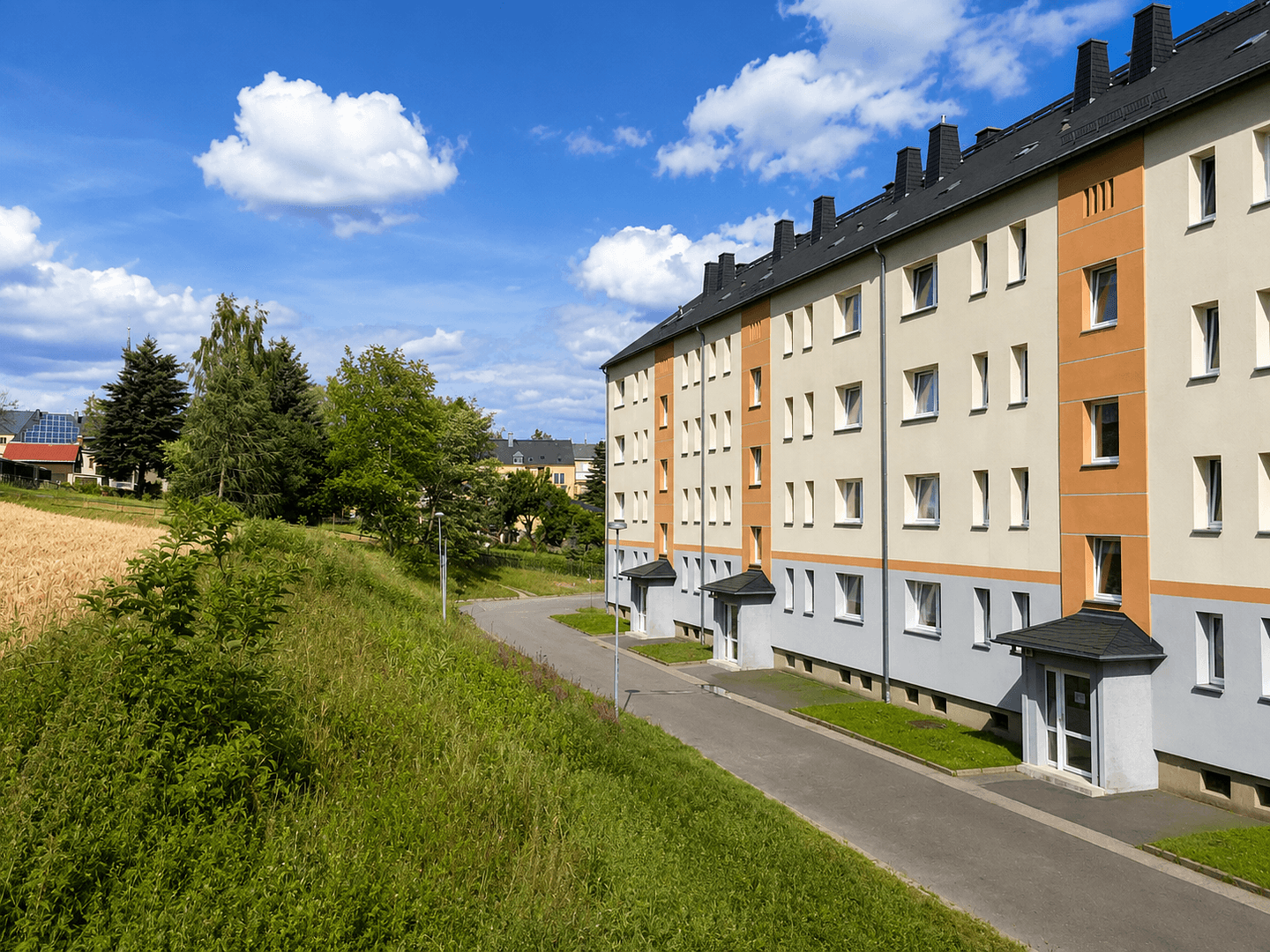Pronájem bytu 3+1 58 m², Neubau 16, Elterlein, Sasko Pronájem bytu 3+1 58 m², Neubau 16, Elterlein, Sasko