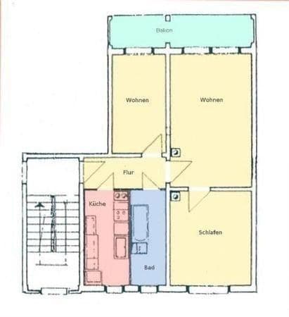 Pronájem bytu 3+1 60 m², Keilbergstraße 6, Oberwiesenthal, Sasko Pronájem bytu 3+1 60 m², Keilbergstraße 6, Oberwiesenthal, Sasko