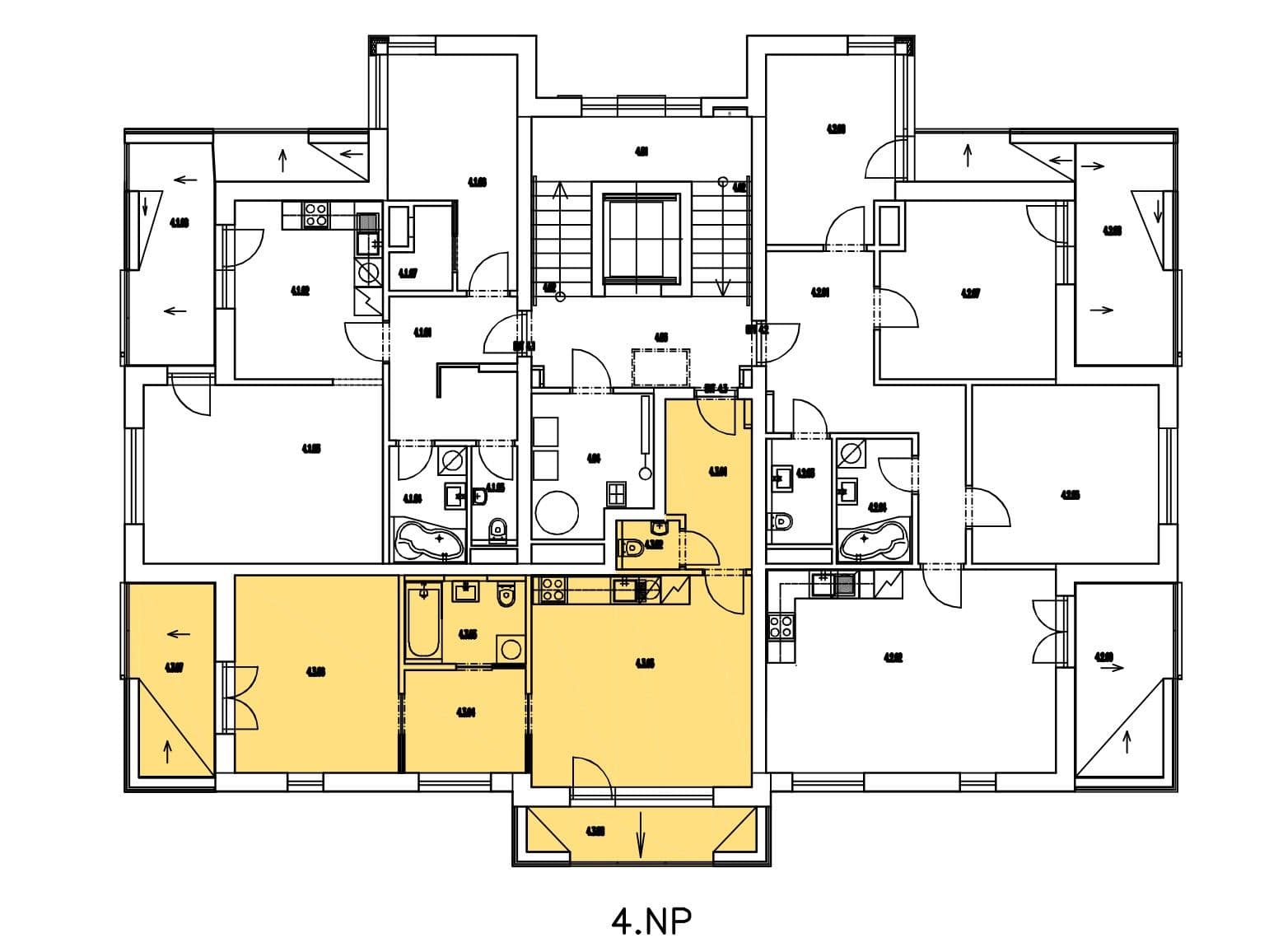 Pronájem bytu 2+kk 48 m², Kadečkové, Praha, Praha Pronájem bytu 2+kk 48 m², Kadečkové, Praha, Praha