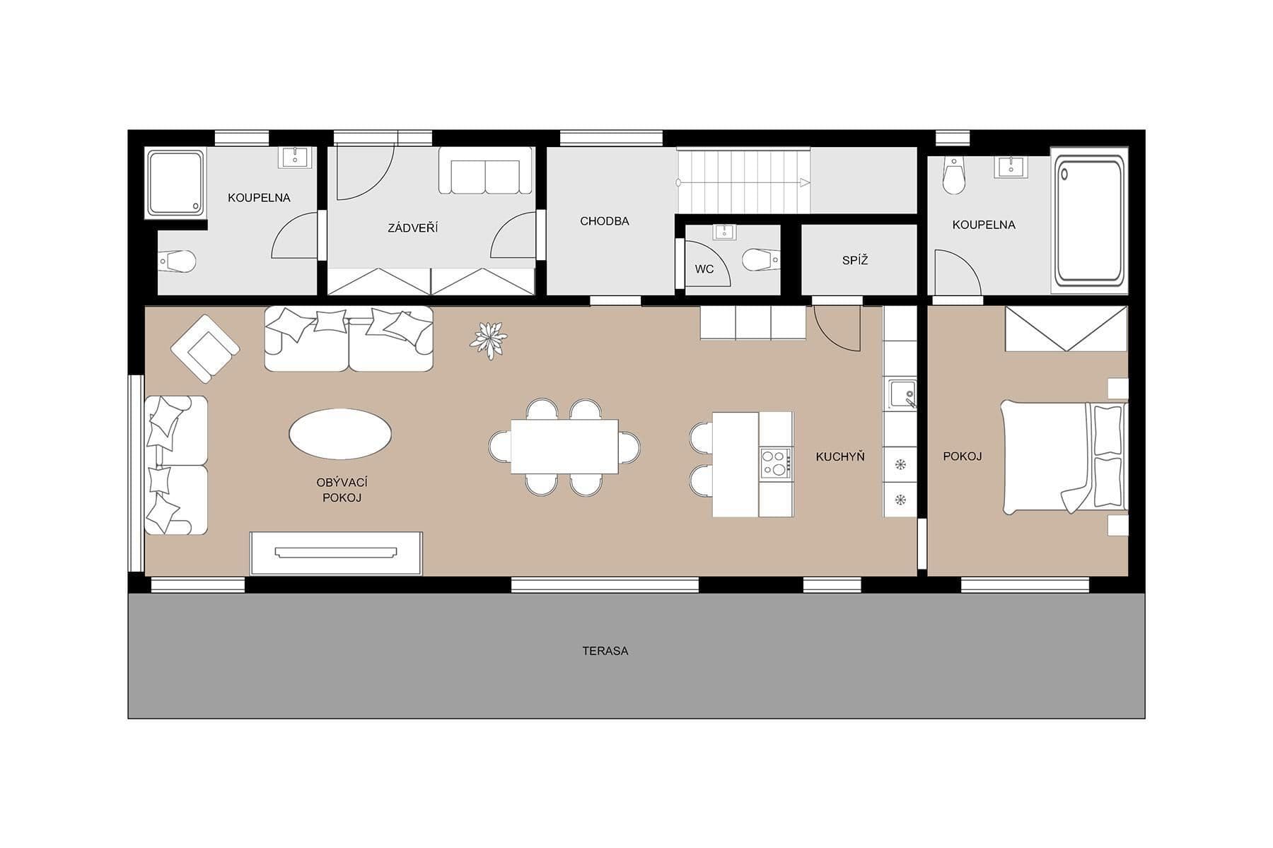 Prodej domu 152 m², pozemek 798 m², Libušín, Středočeský kraj Prodej domu 152 m², pozemek 798 m², Libušín, Středočeský kraj