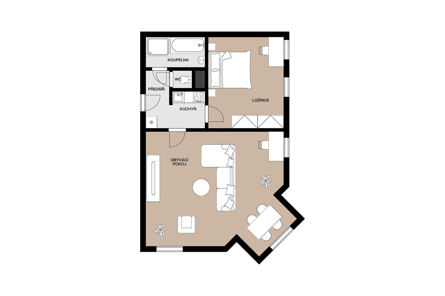 Prodej bytu 2+kk 47 m², Husova, Mladá Boleslav, Středočeský kraj Prodej bytu 2+kk 47 m², Husova, Mladá Boleslav, Středočeský kraj