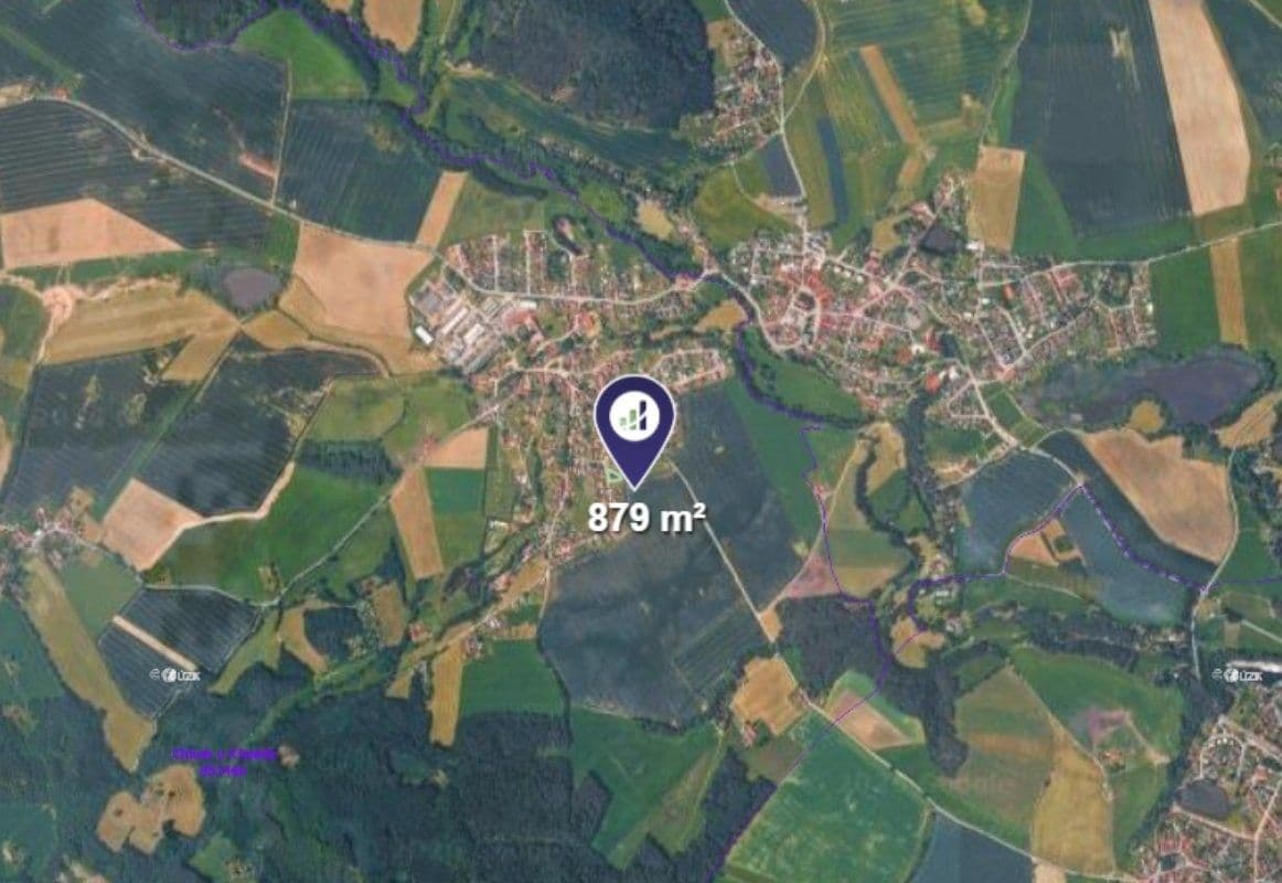 Prodej pozemku 879 m², Křemže, Jihočeský kraj Prodej pozemku 879 m², Křemže, Jihočeský kraj