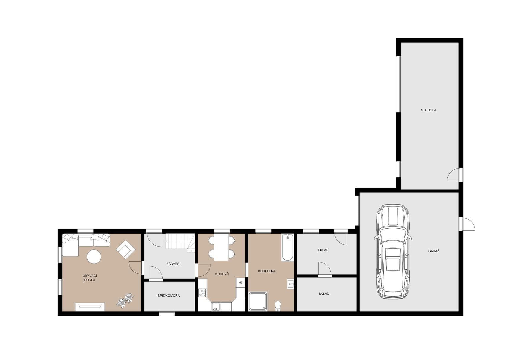 Prodej domu 210 m², pozemek 399 m², Kropáčova Vrutice, Středočeský kraj Prodej domu 210 m², pozemek 399 m², Kropáčova Vrutice, Středočeský kraj