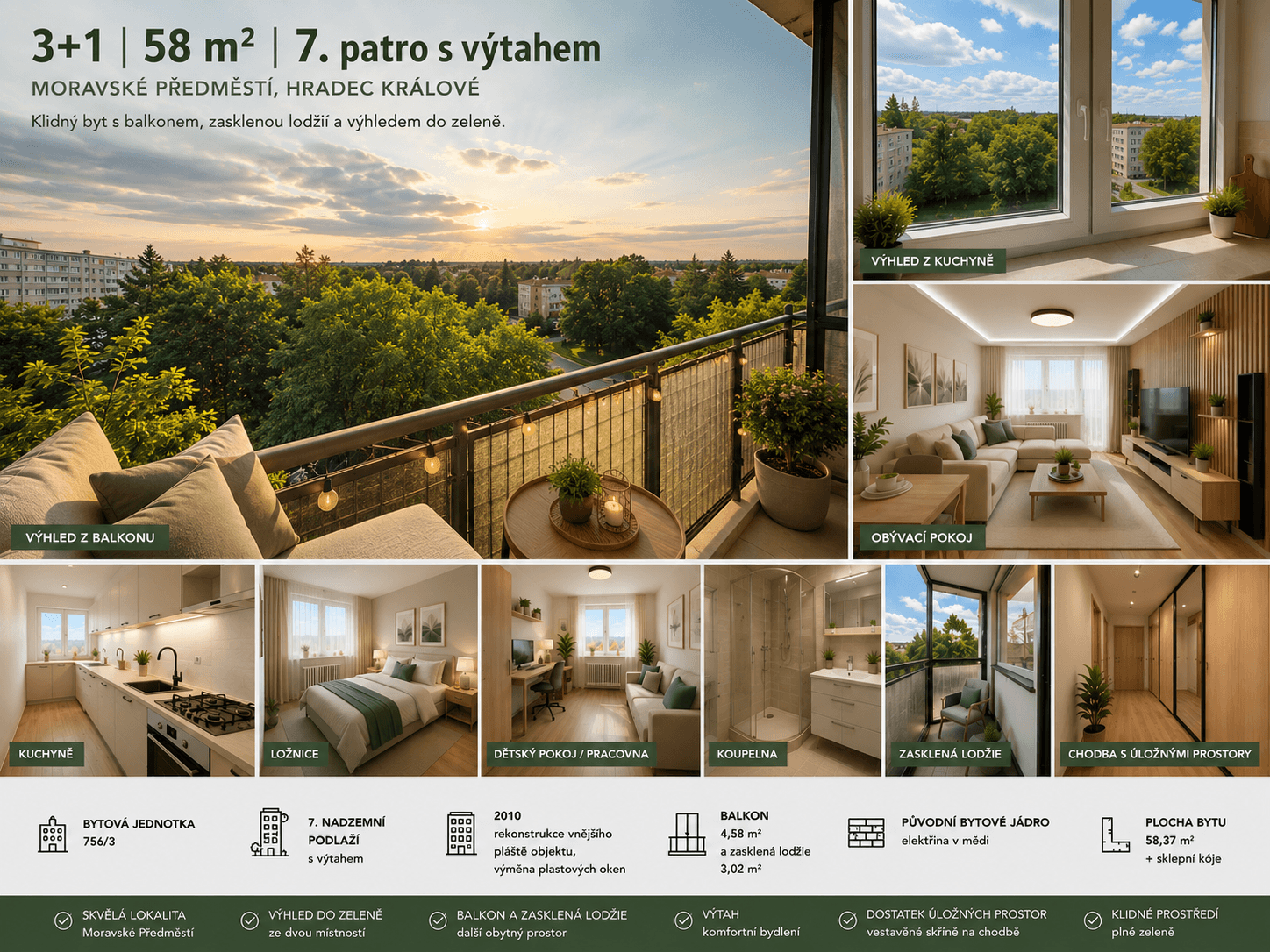Prodej bytu 3+1 64 m², Severní, Hradec Králové, Královéhradecký kraj Prodej bytu 3+1 64 m², Severní, Hradec Králové, Královéhradecký kraj