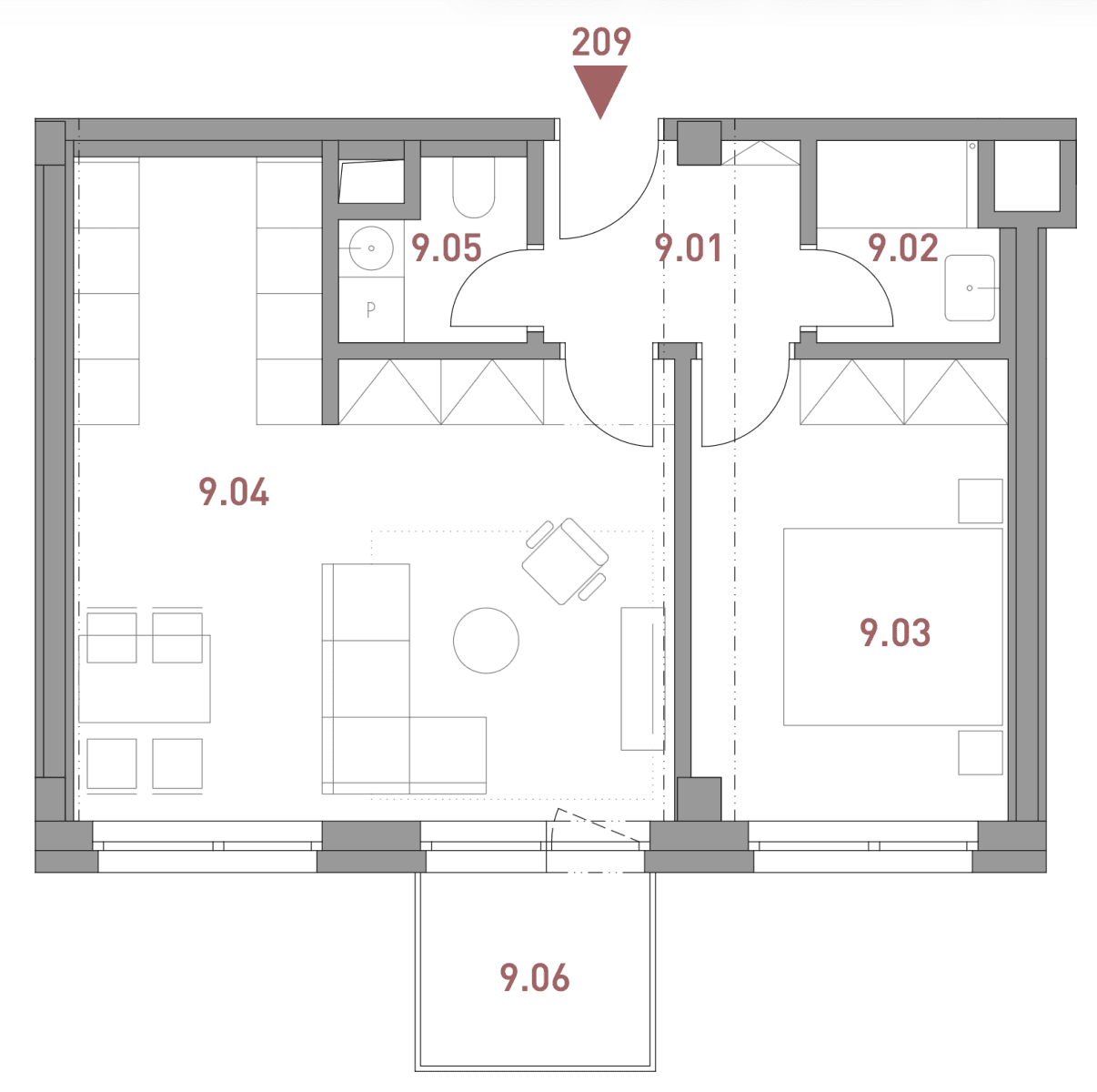 Pronájem bytu 2+kk 52 m², Limuzská, Praha, Praha Pronájem bytu 2+kk 52 m², Limuzská, Praha, Praha