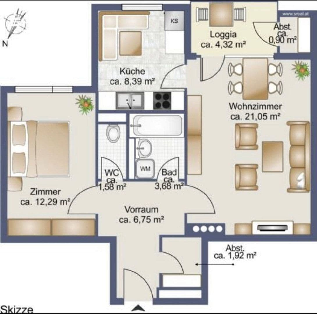 Prodej bytu 1+1 56 m², Hainfelder Straße, Traisen, Dolní Rakousko Prodej bytu 1+1 56 m², Hainfelder Straße, Traisen, Dolní Rakousko