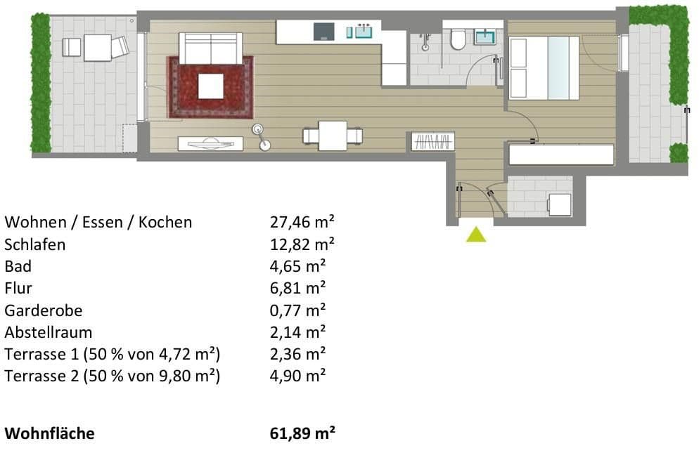 Pronájem bytu 2+1 62 m², Fritz-Bauer-Str. 21, Bonn, Severní Porýní-Vestfálsko Pronájem bytu 2+1 62 m², Fritz-Bauer-Str. 21, Bonn, Severní Porýní-Vestfálsko
