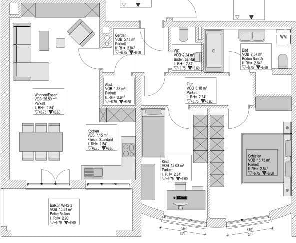 Pronájem bytu 3+1 86 m², Industriestrasse 1, Ergoldsbach, Bavorsko Pronájem bytu 3+1 86 m², Industriestrasse 1, Ergoldsbach, Bavorsko