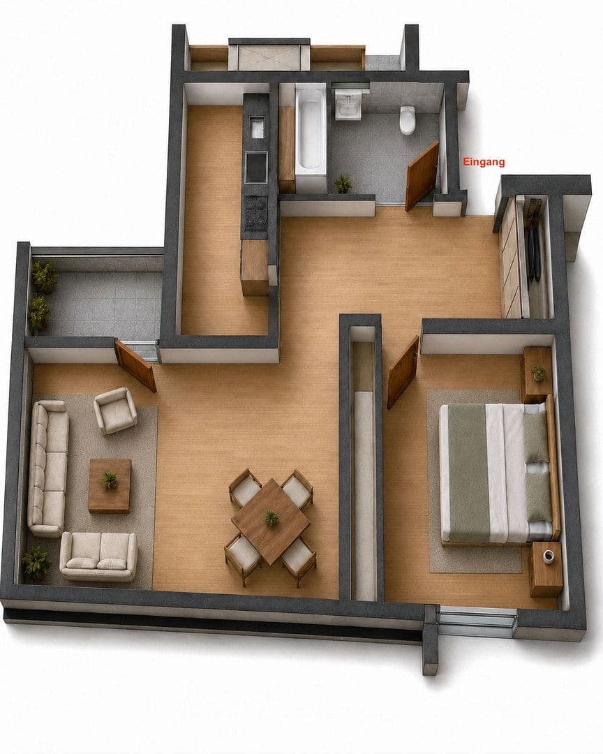 Prodej bytu 2+1 62 m², Hannover, Dolní Sasko Prodej bytu 2+1 62 m², Hannover, Dolní Sasko