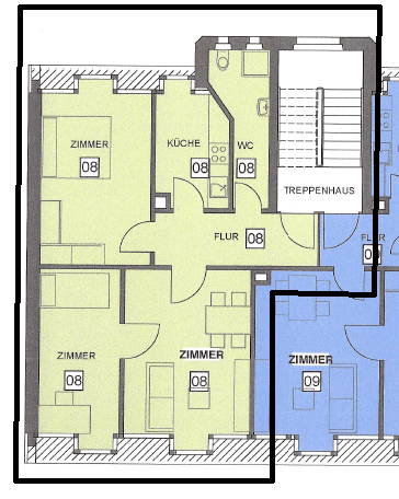 Pronájem bytu 3+1 65 m², Nürnberg, Bavorsko Pronájem bytu 3+1 65 m², Nürnberg, Bavorsko